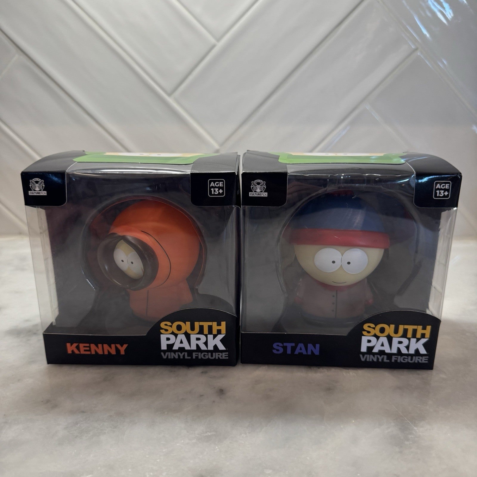 South Park Stan & Kenny Vinyl Figure Set CultureFly New Rare Comedy Central