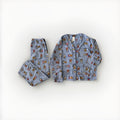 Vintage Mickey Mouse Pajama Set L Disney Flannel Sleepwear Y2K Lounge Set