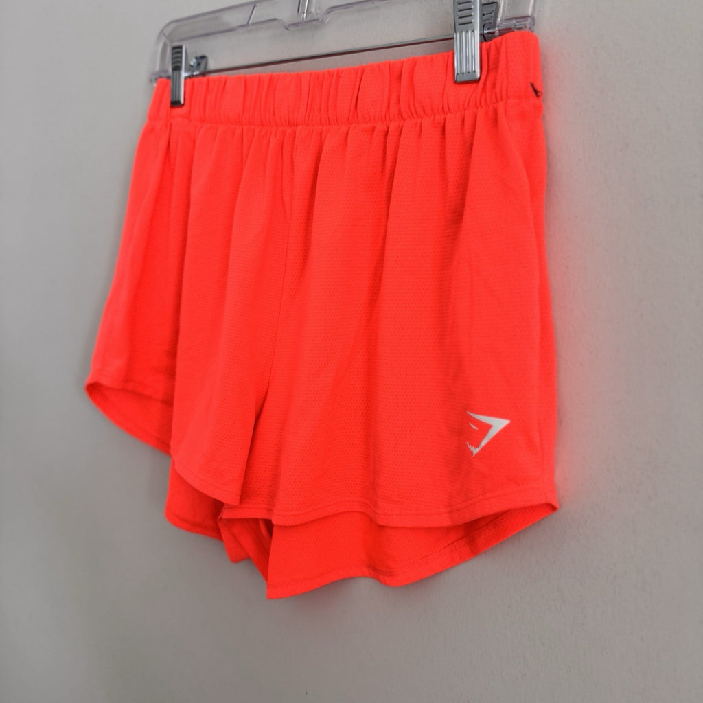 Lot of 3 Gymshark Women’s Medium M Athletic Bundle Scrunch Shorts Joggers Coral