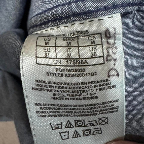 Guess Jeans Denim Button-Up Shirt - Size M