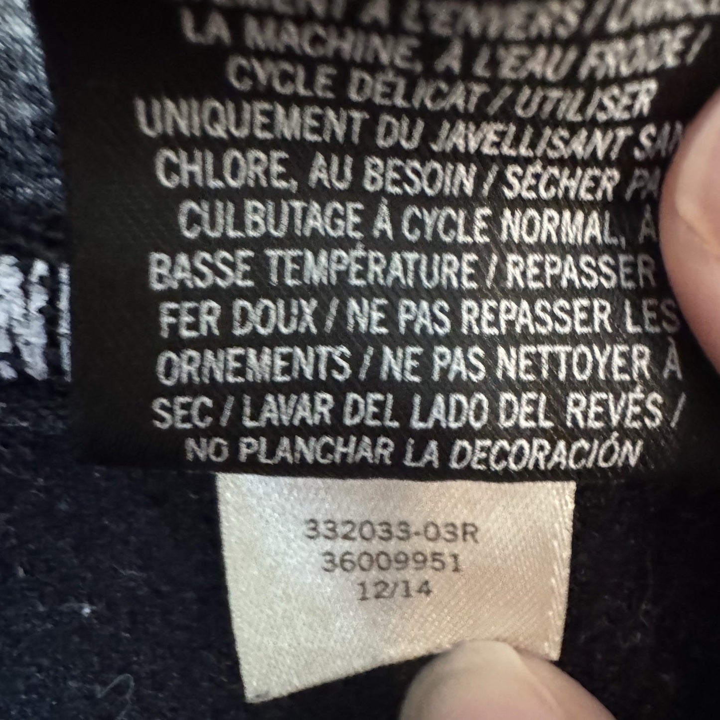 PINK Victoria’s Secret 1/4 Zip Pullover L Gray Black Dog Logo Stretch