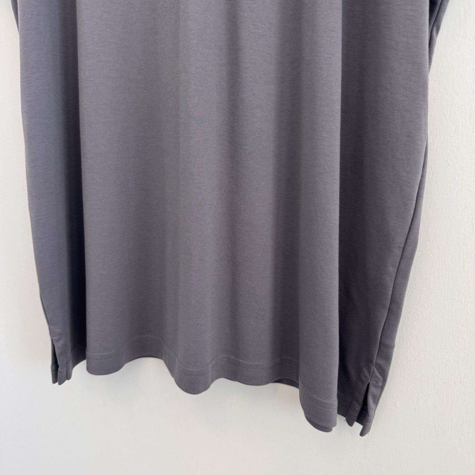 Travis Mathew Altitude Men’s XL Gray Pima Cotton Blend Golf Polo Shirt
