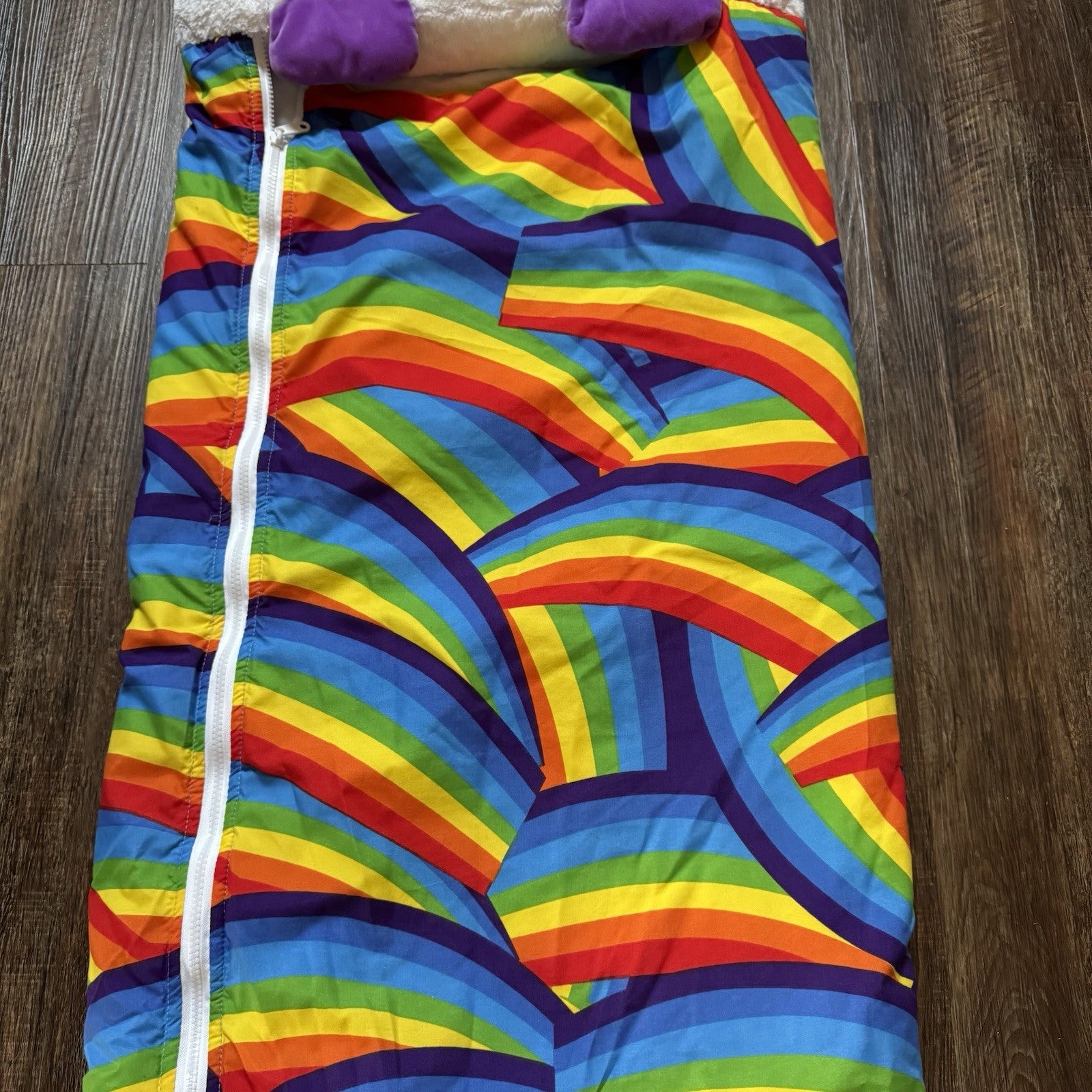 Happy Nappers Unicorn Rainbow Kids Pillow/Sleeping Bag Camping Daycare 20"x 54