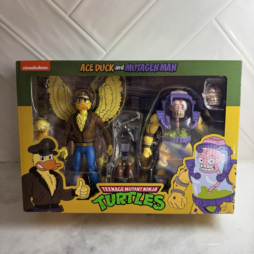 TMNT Ace Duck & Mutagen Man 2-Pack Nickelodeon Action Figures New