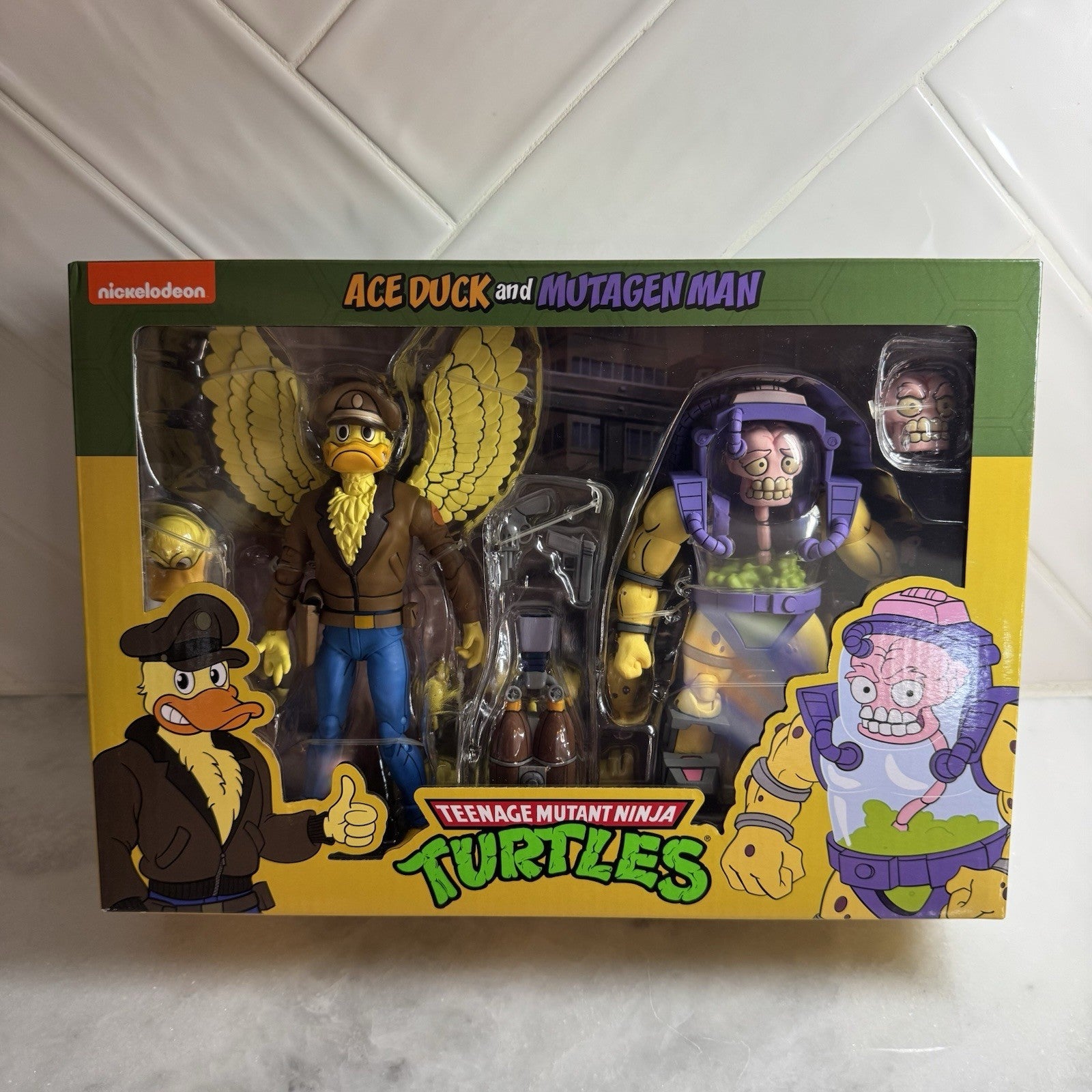 TMNT Ace Duck & Mutagen Man 2-Pack Nickelodeon Action Figures New