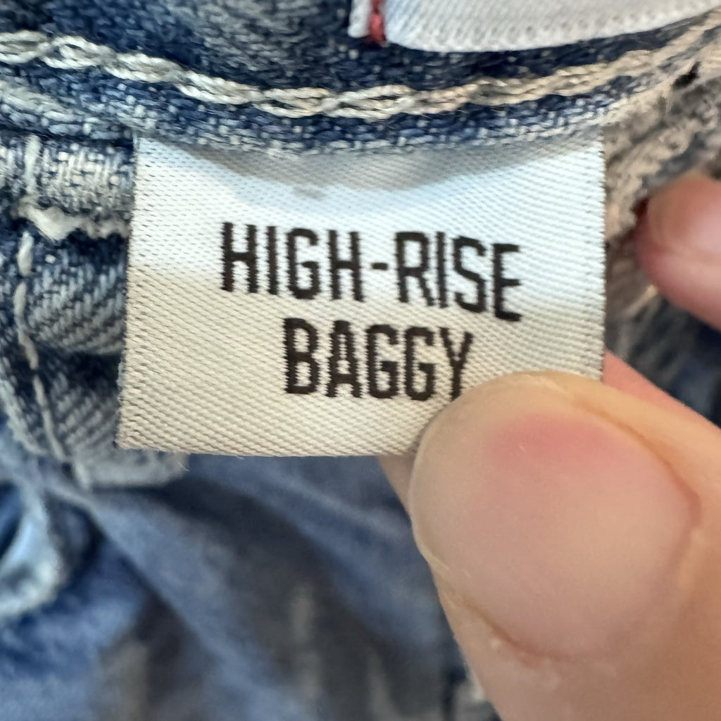 NWT BDG High Rise Baggy Distressed Jeans Size 24 Urban Outfitters