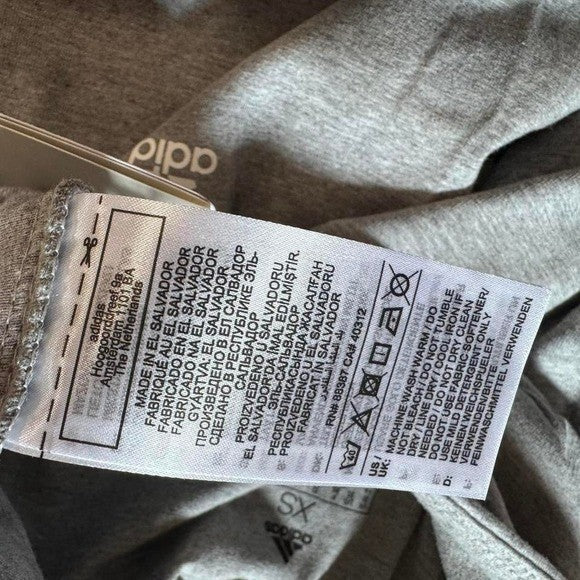 XS Adidas Tight Fit High Rise Full Length Leggings Womens Sz XS GL0638 Grey NEW
