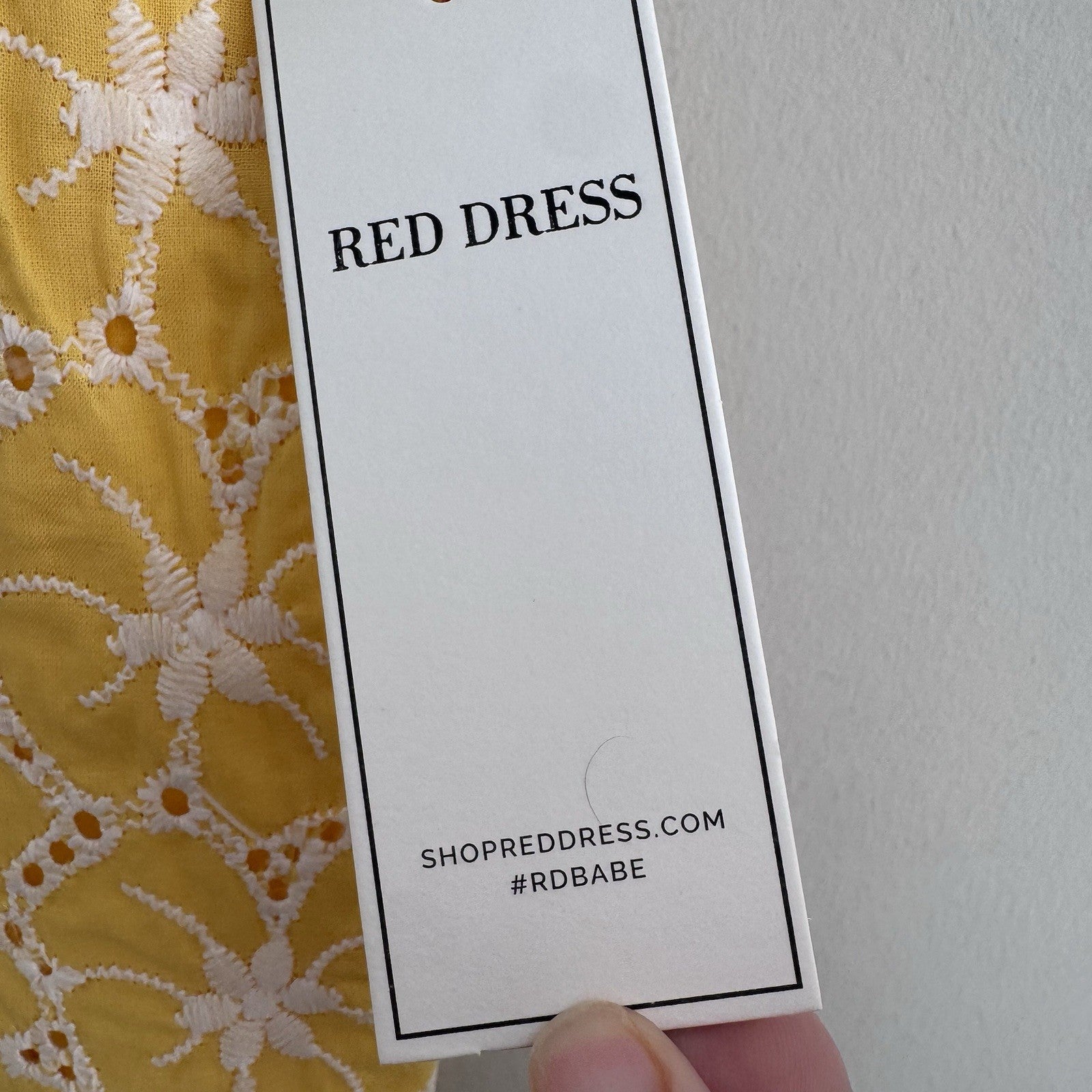 NWT AURA Yellow Eyelet Lace Skirt Paperbag Waist Tie Belt Size M