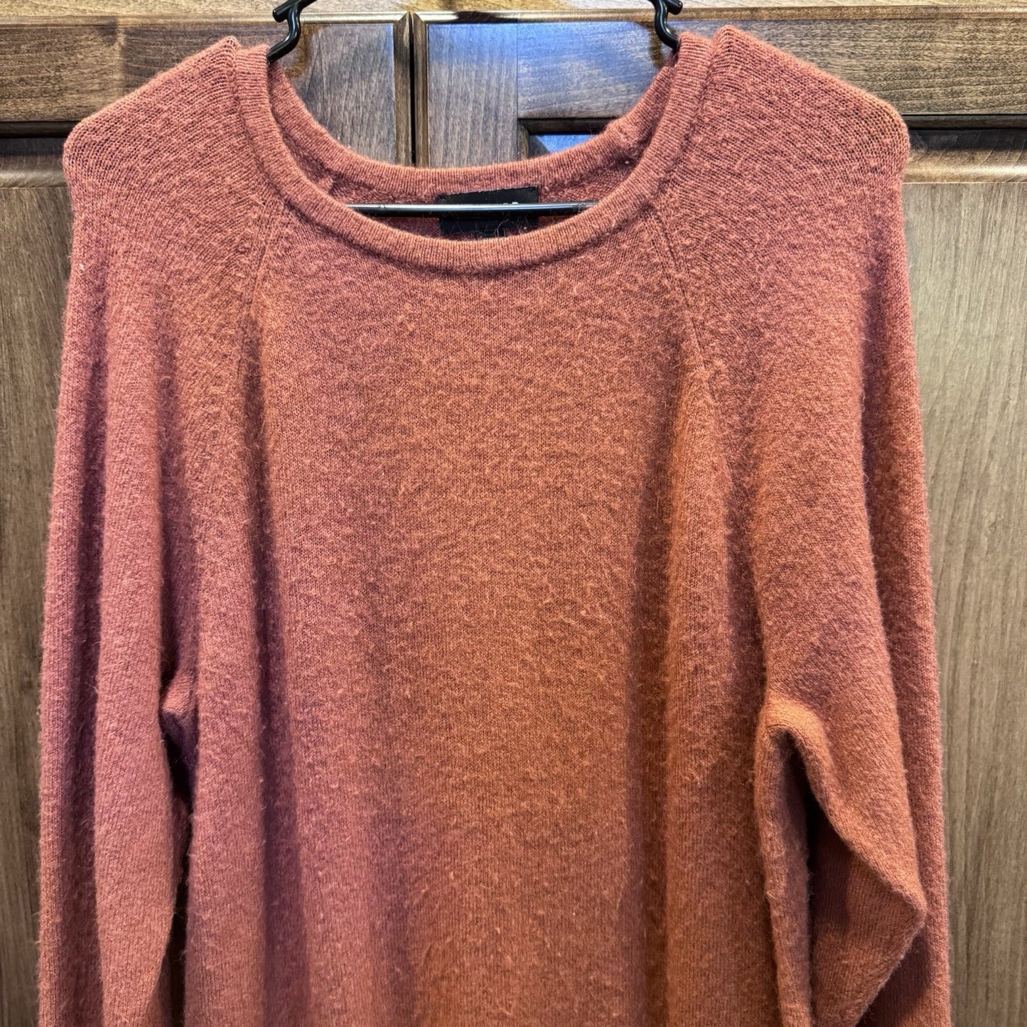 Express Rust Red Long Sleeve Sweater Dress Women’s Small – Soft Knit