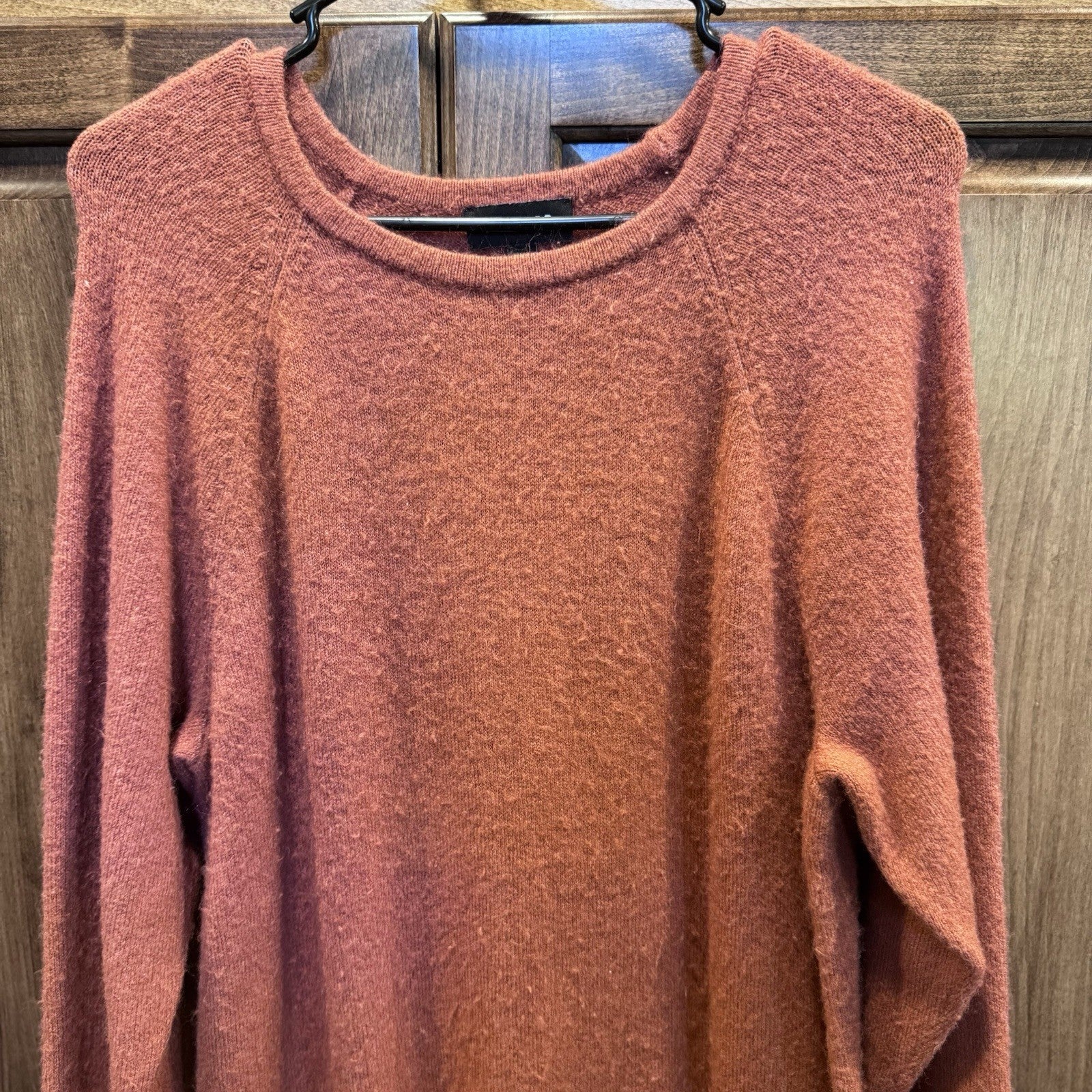 Express Rust Red Long Sleeve Sweater Dress Women’s Small – Soft Knit