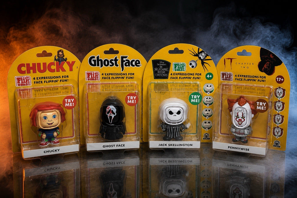 Horror Flip Ems Lot Chucky Ghost Face Pennywise Jack Skellington Figures