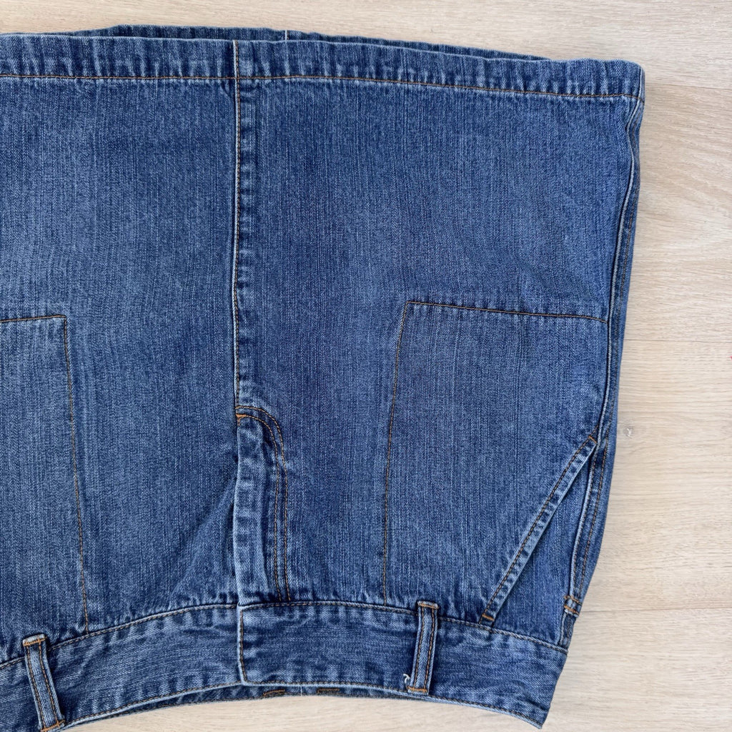 The Limited Denim Mini Skirt Size 4 Y2K Dark Wash Stretch Vintage-2003 Women's