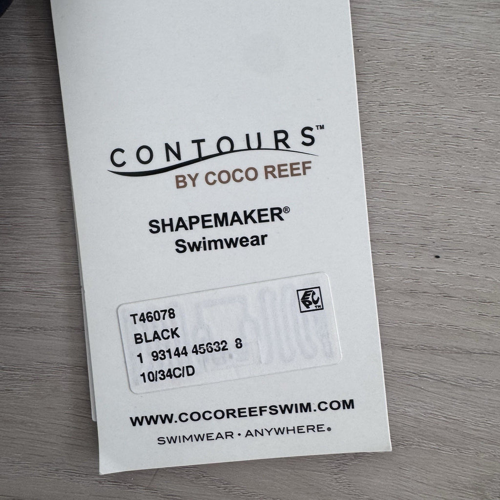 Coco Reef Contours Shapemaker One Piece 10 34C/D NWT Tummy Control