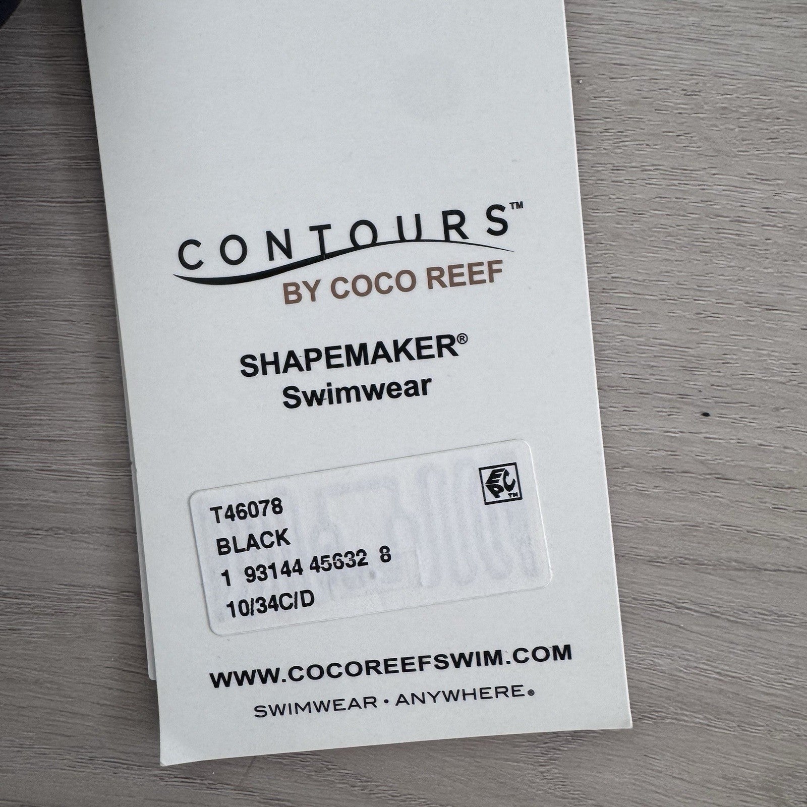 Coco Reef Contours Shapemaker One Piece 10 34C/D NWT Tummy Control