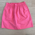 J.Crew Pink Elastic Waist Skirt Size 4 Cotton Pockets Summer Women’s