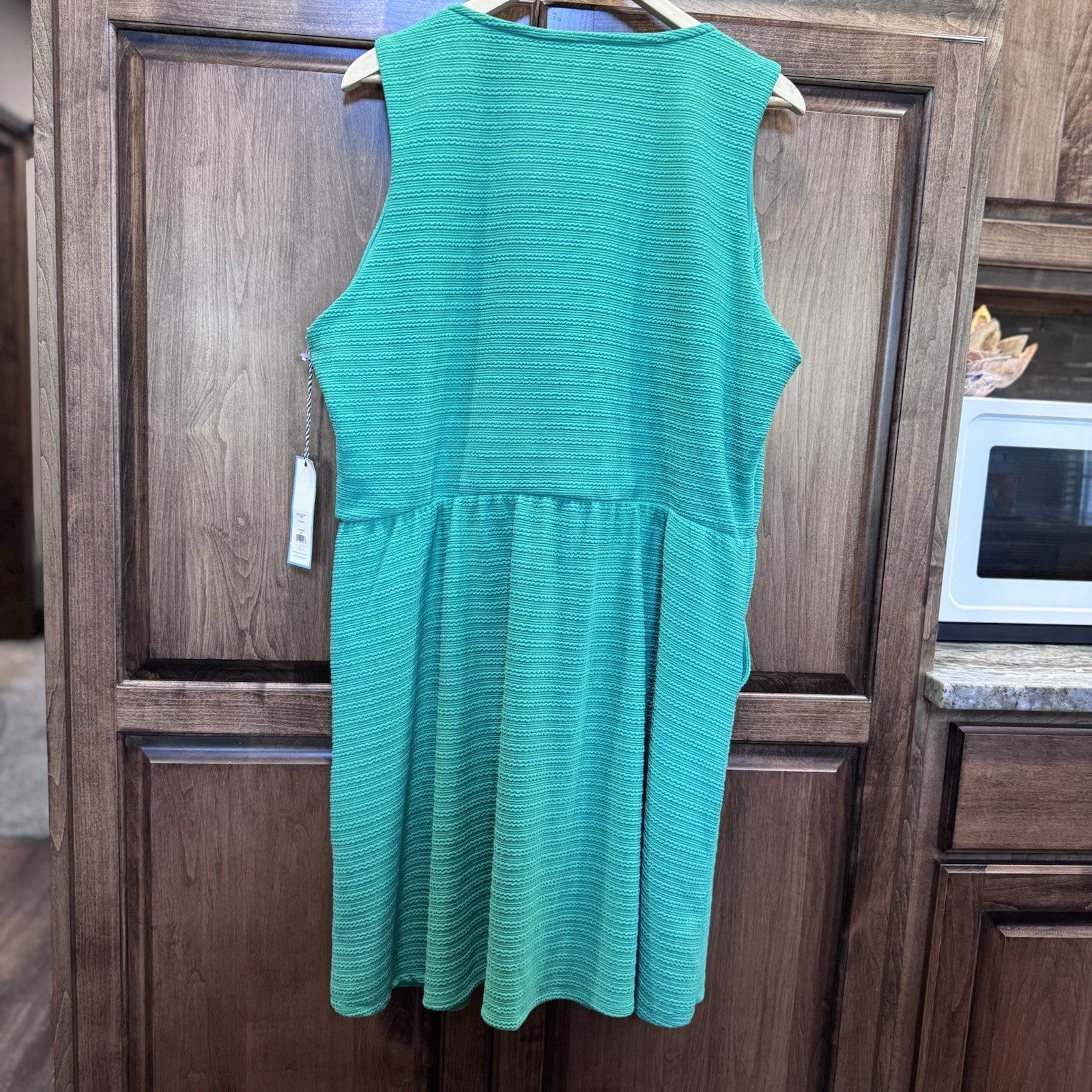 NWT Draper James RSVP Sleeveless Knit Dress Size XXL Mint Green Fit & Flare 