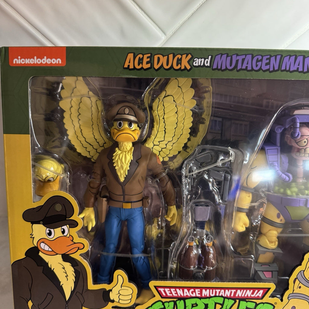 TMNT Ace Duck & Mutagen Man 2-Pack Nickelodeon Action Figures New