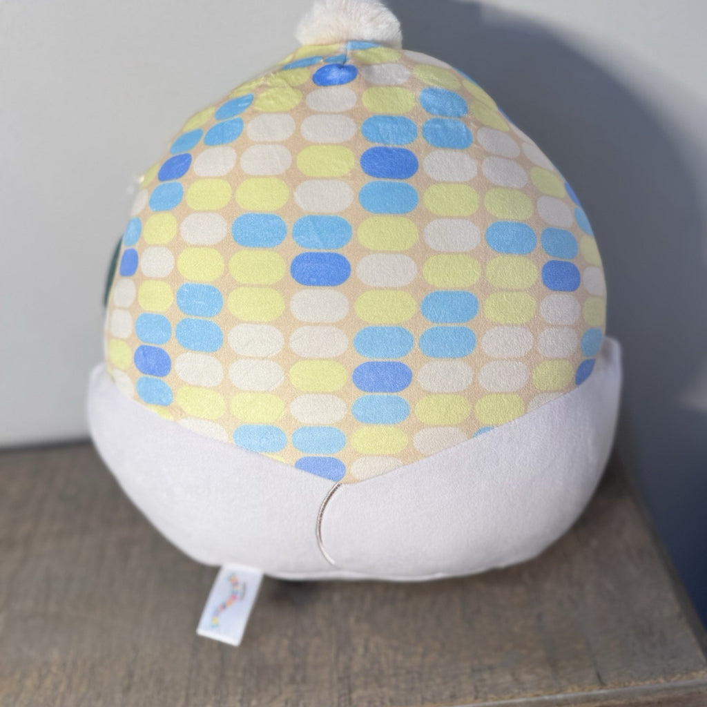 NWT Squishmallows Louise Maize Corn  12" Yellow Blue White Pattern Corn Kernels