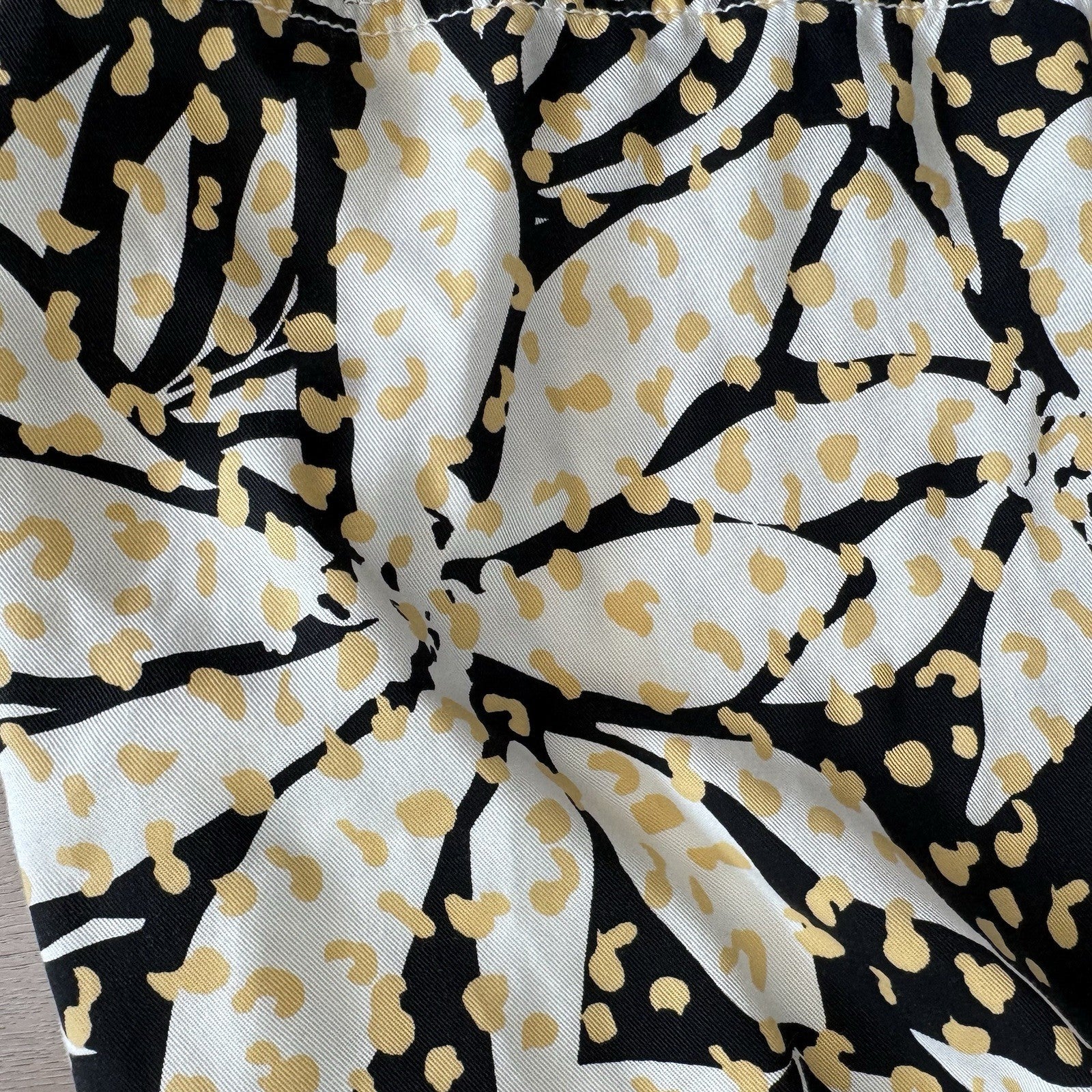 Nicole Miller NY Floral Skirt XS Tie Waist Lyocell