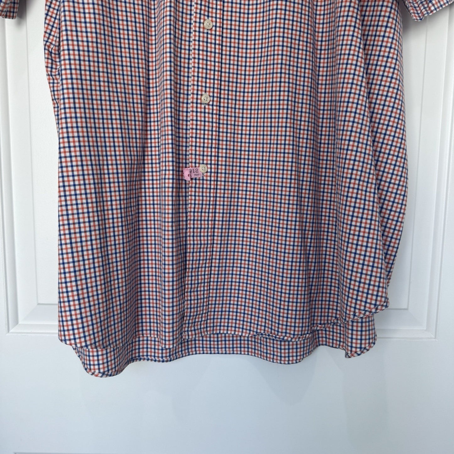 Ralph Lauren Classic Fit Plaid Button Down Shirt Mens 3XLT Tall