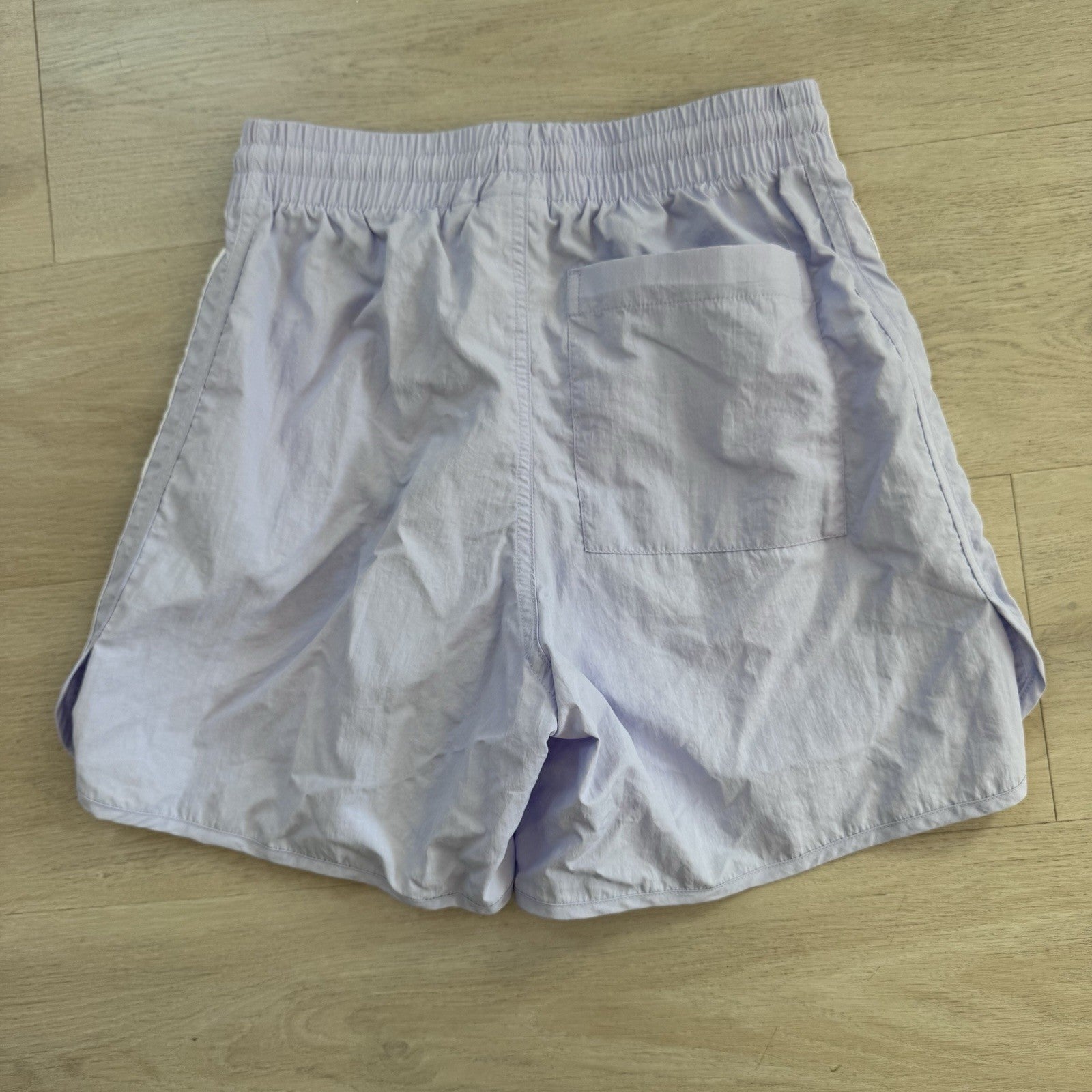 NWT Adidas Originals Sprinter Shorts Violet Tone XS 3 Stripe Zip Pocket