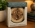 Thirstystone Leopard Print Natural Sandstone Clock New In Box USA