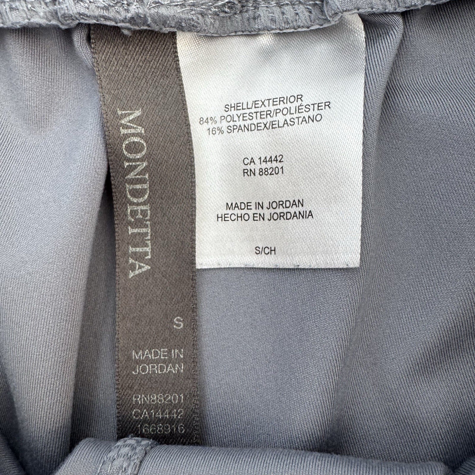 Mondetta Mens Performance Shorts Size Small Gray Stretch Athletic Active