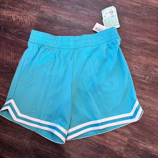 DSG Girls Mesh Shorts Teal Burst XL NWT $20 Mid Rise Athletic Relaxed Fit