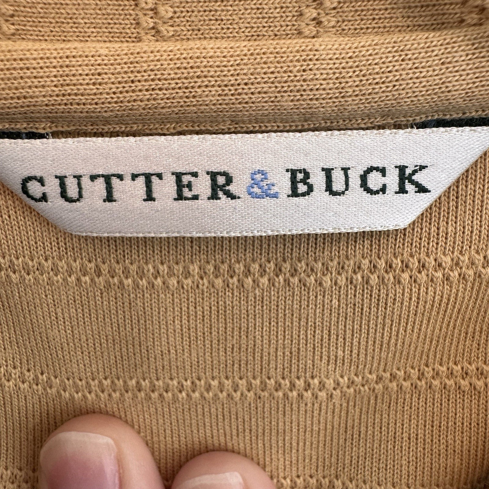 Cutter & Buck Men XXL NWT 1/4 Zip Polo Shirt San Diego Sailboat Mustard
