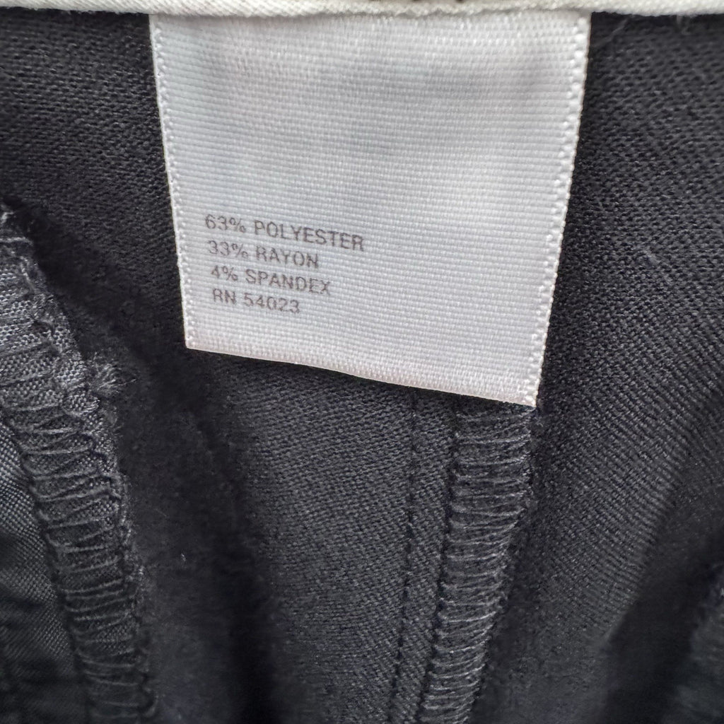 NWT Old Navy Black Polyester Rayon Stretch Skirt Size 12