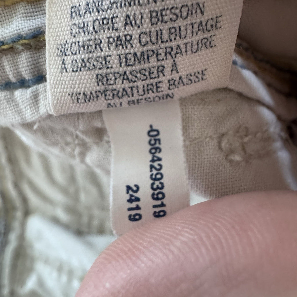 American Eagle Women’s Capri Pants Size 6 Beige Khaki Stretch Chino Crop
