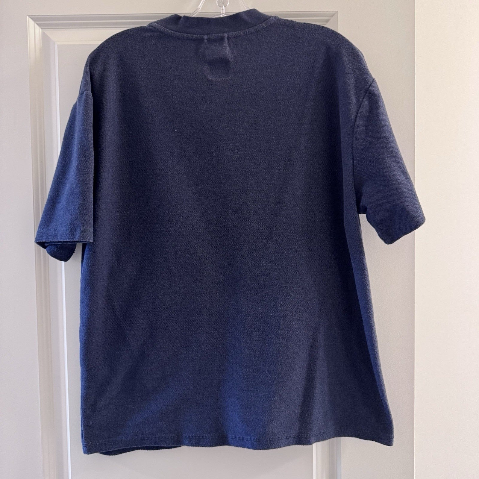 Cross Eyed Moose Men’s Pocket Tee Shirt Blue M Utility Streetwear Style Cotton