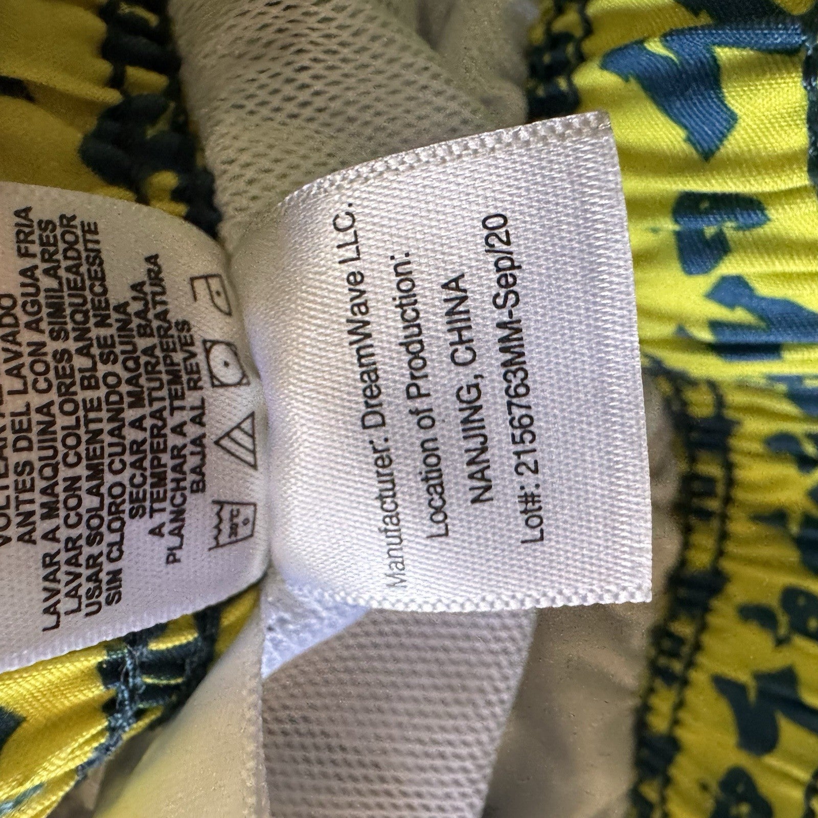 Disney Mickey Mouse Boys Swim Trunks Size 2T Blue Striped Mesh