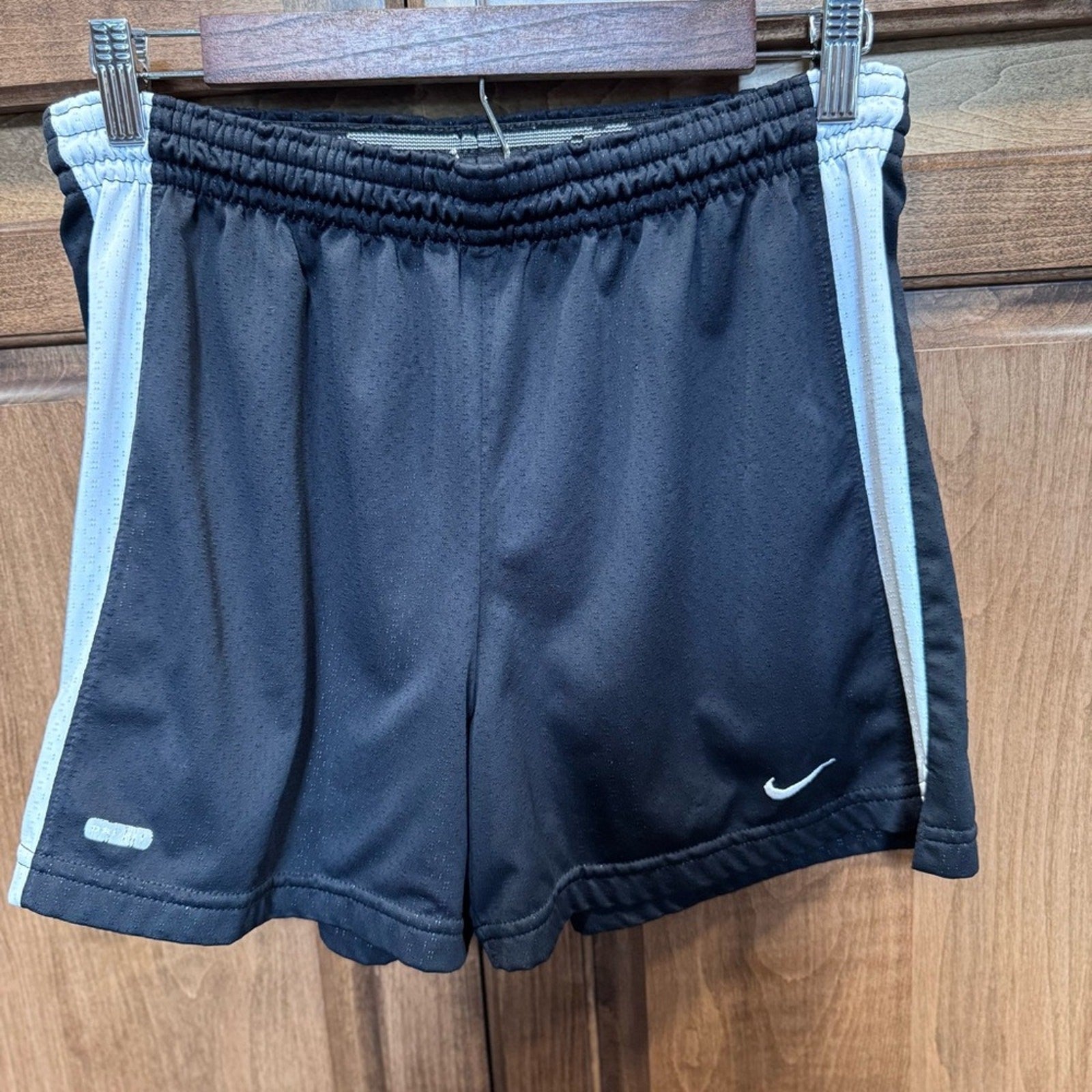 Black and White Nike Shorts Size Medium Retro Fun