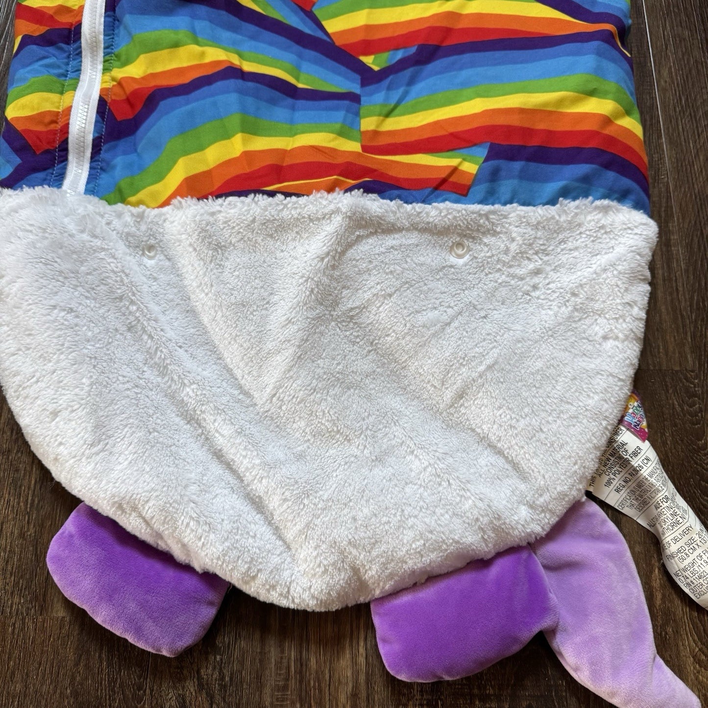 Happy Nappers Unicorn Rainbow Kids Pillow/Sleeping Bag Camping Daycare 20"x 54
