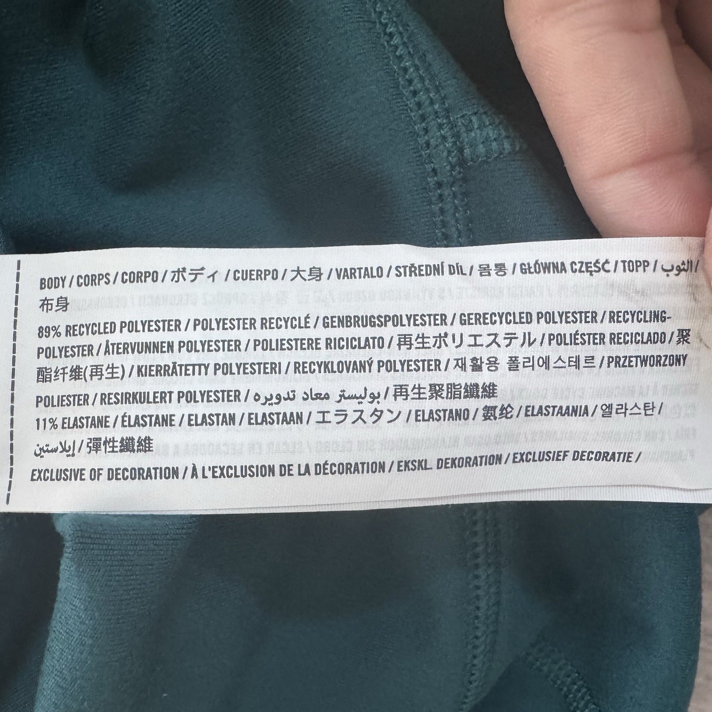 Gilly Hicks Leggings Women Small Teal High Rise Stretch Recycled Activewear 