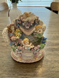 Vintage And Rare Angels Water Fountain Treasures Musical