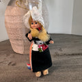 Vintage Dutch Souvenir Doll Traditional Costume Wood Clogs Holland 6" Sleepy Eye