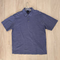 Nike Golf Polo Shirt Mens XL Blue Plaid Check Swoosh Logo 100% Cotton Men’s