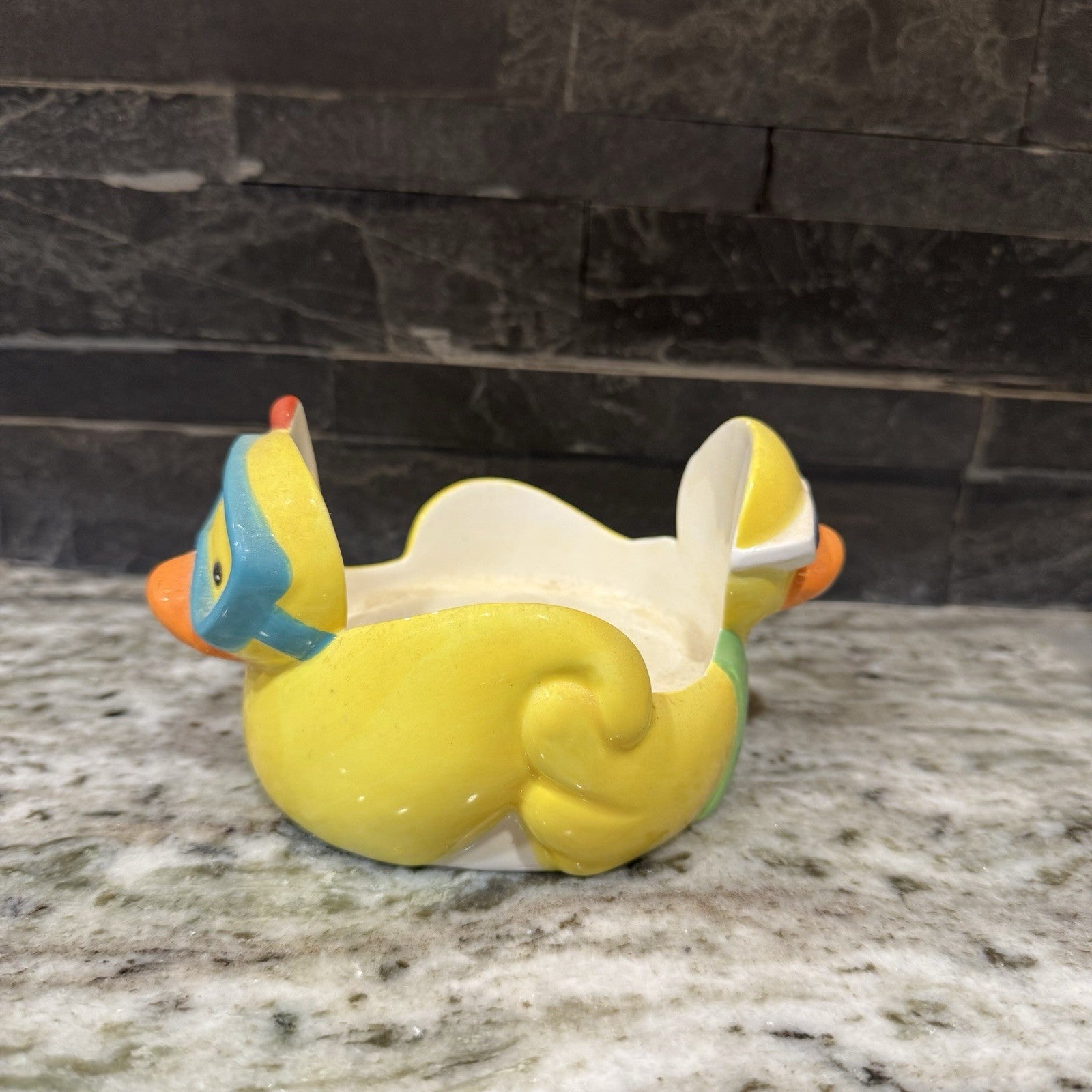 Retro Mother Browns ceramic swimming duck canisterCoyne's & Company Vintage 1999