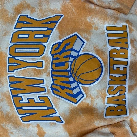 Women's NBA New York Knicks Retro Tie Dye Crew Sweatshirt Size large
