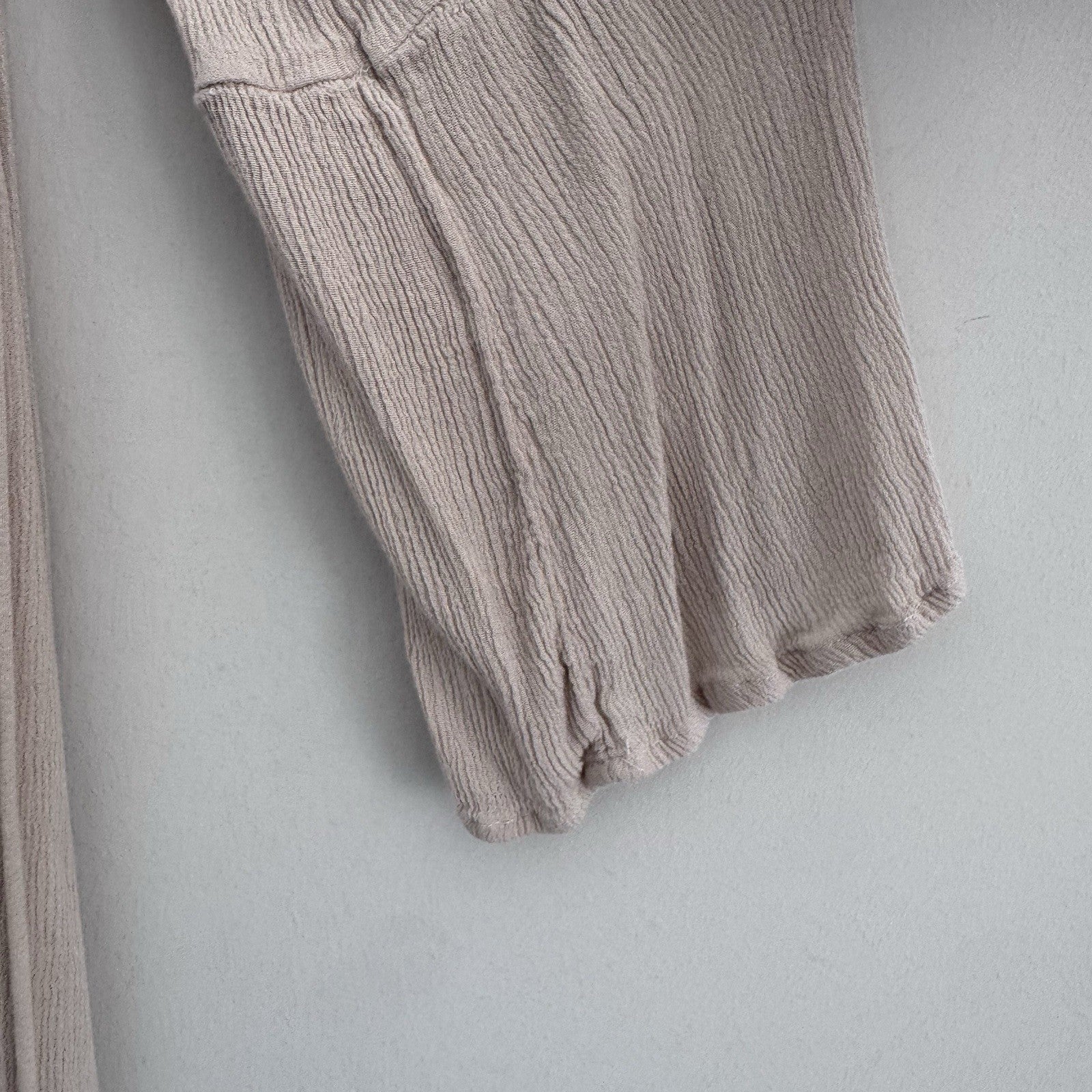 Women’s Flying Tomato Boho Peasant Dress Size L Taupe Lace