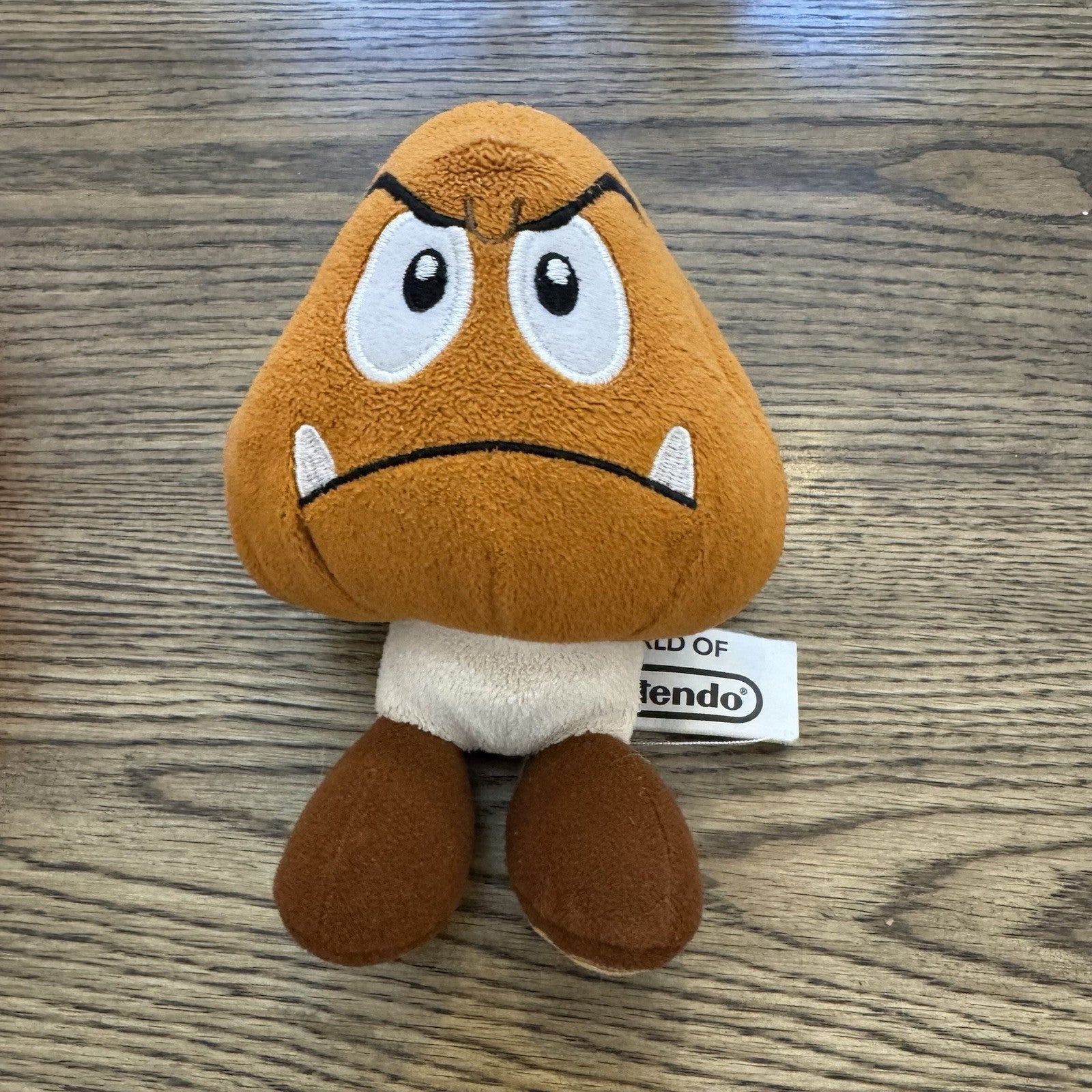Goomba Plush Little Buddy World of Nintendo Super Mario 6" Stuffed Toy
