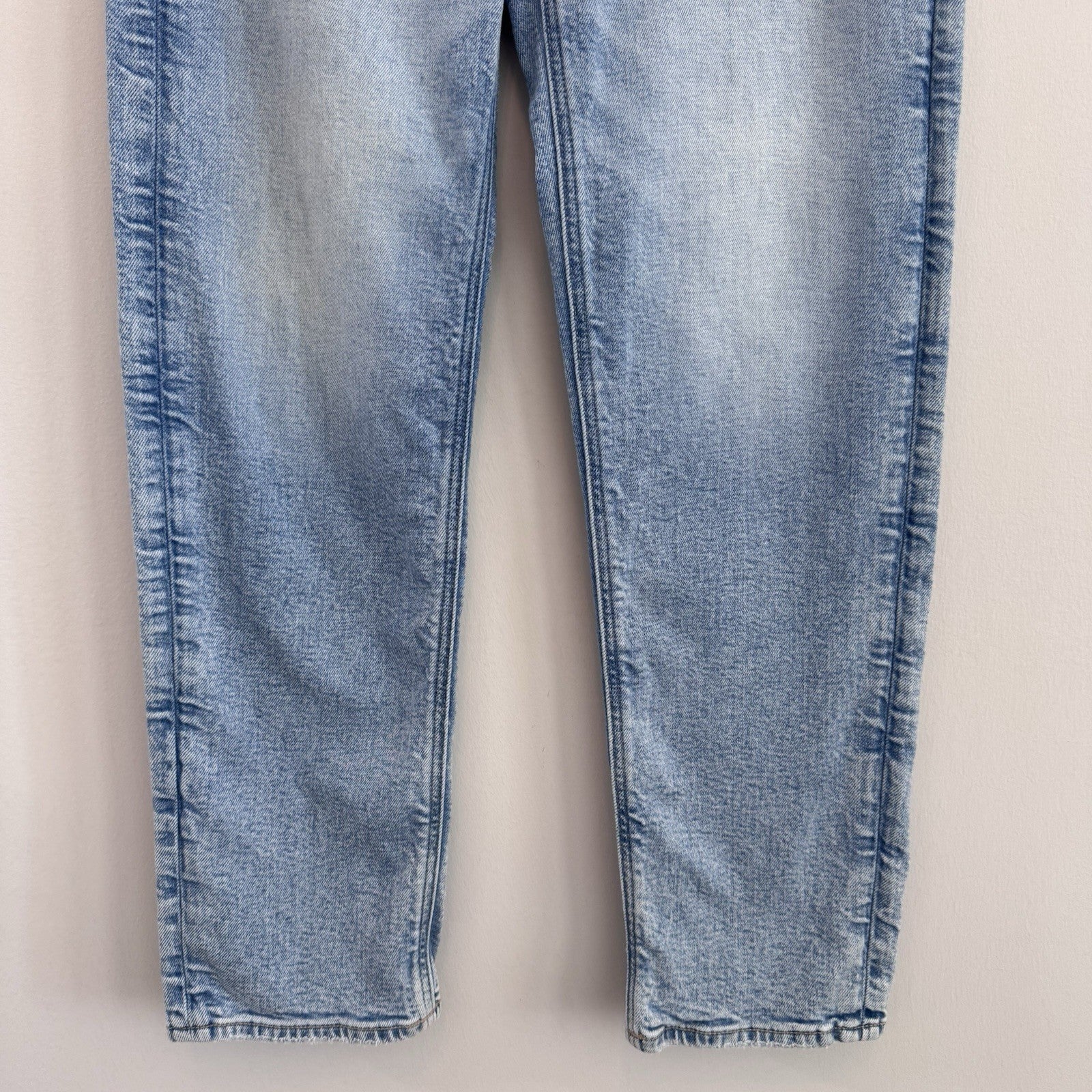 American Eagle Highest Rise Boyfriend Jeans 00 Short Light Wash Stretch Womens