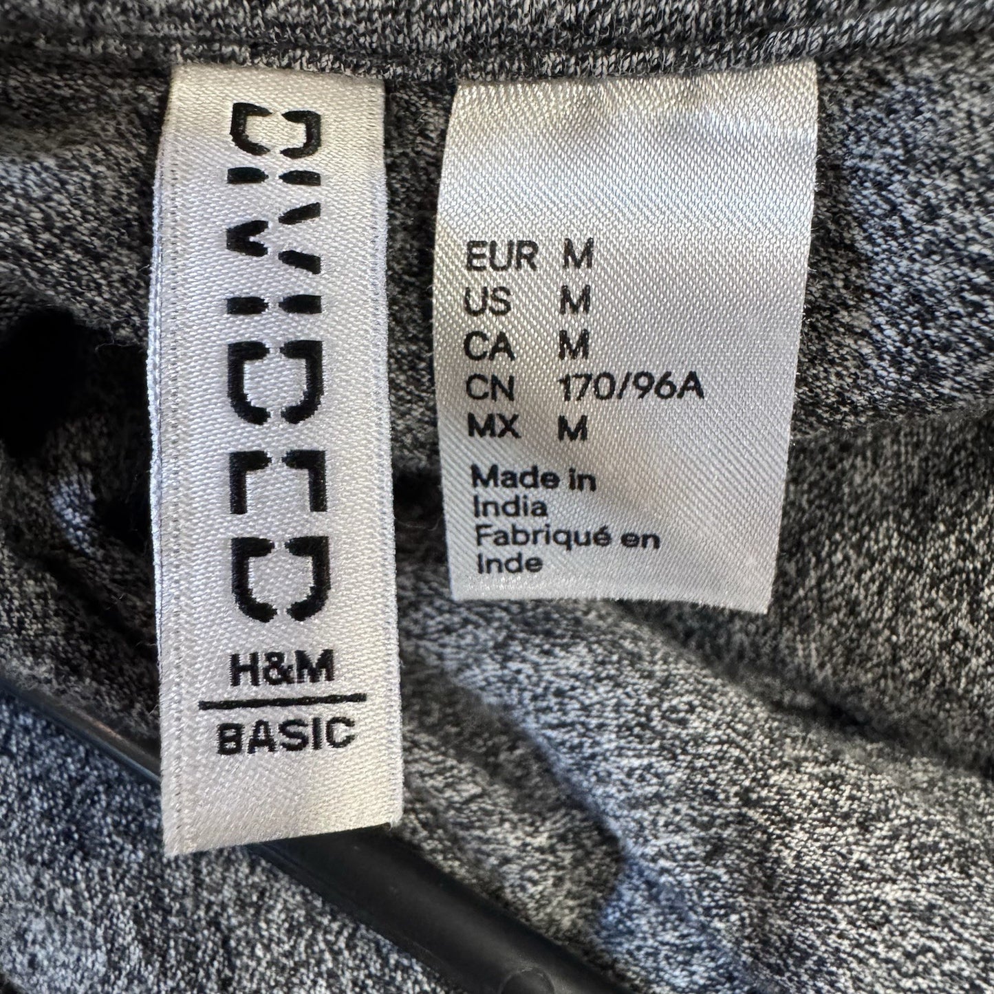 H&M Divided Basic Gray 3/4 Sleeve A-Line Dress - Size M