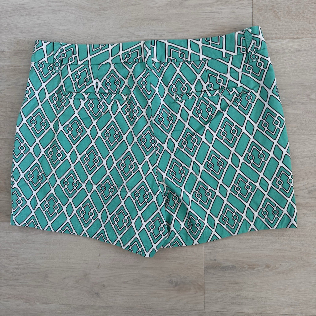Crown & Ivy Shorts Lot Of 2  Size 14 Geometric & Medallion Print Cotton