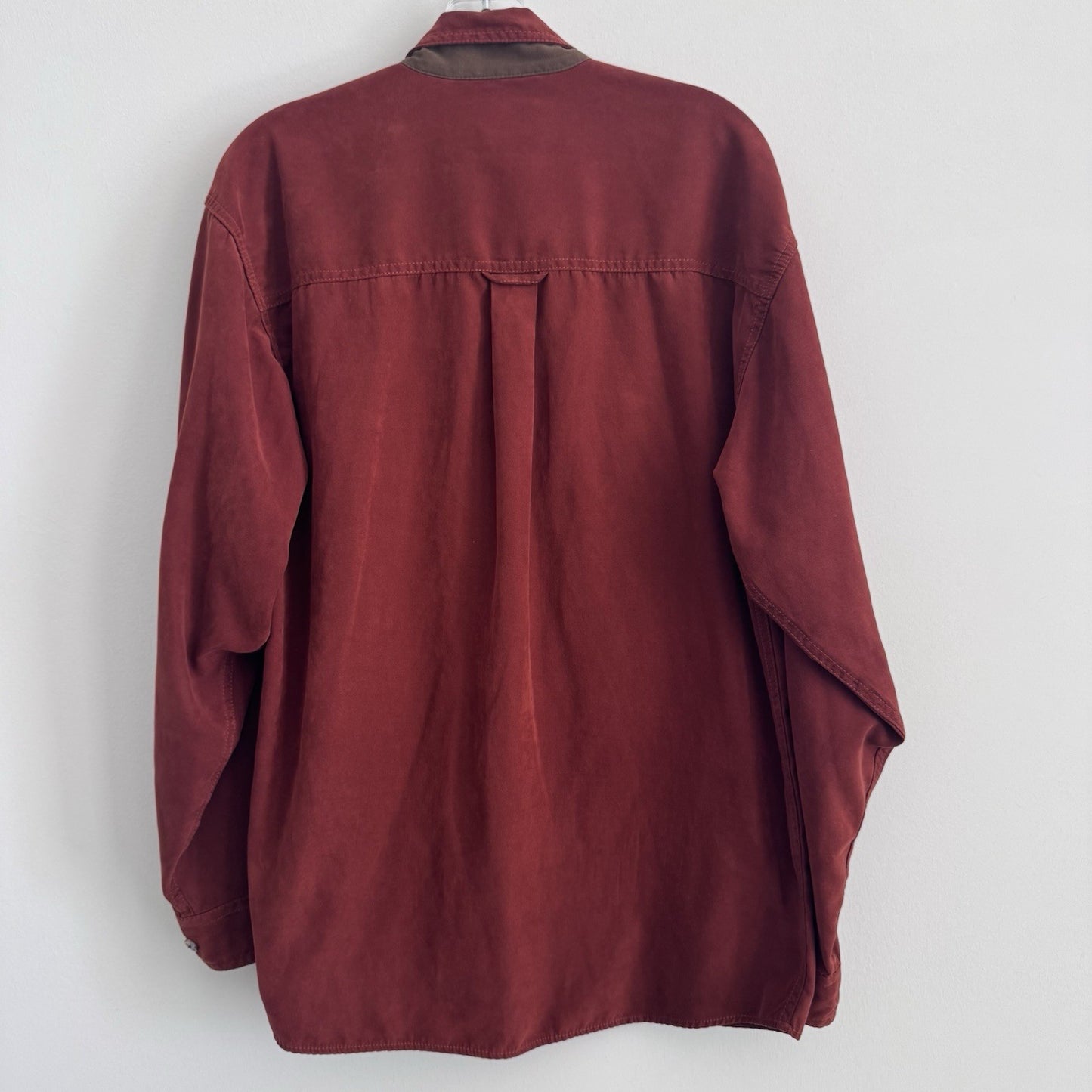 North River Outfitters Shirt Mens M Red Button Down Flannel 100% Cotton