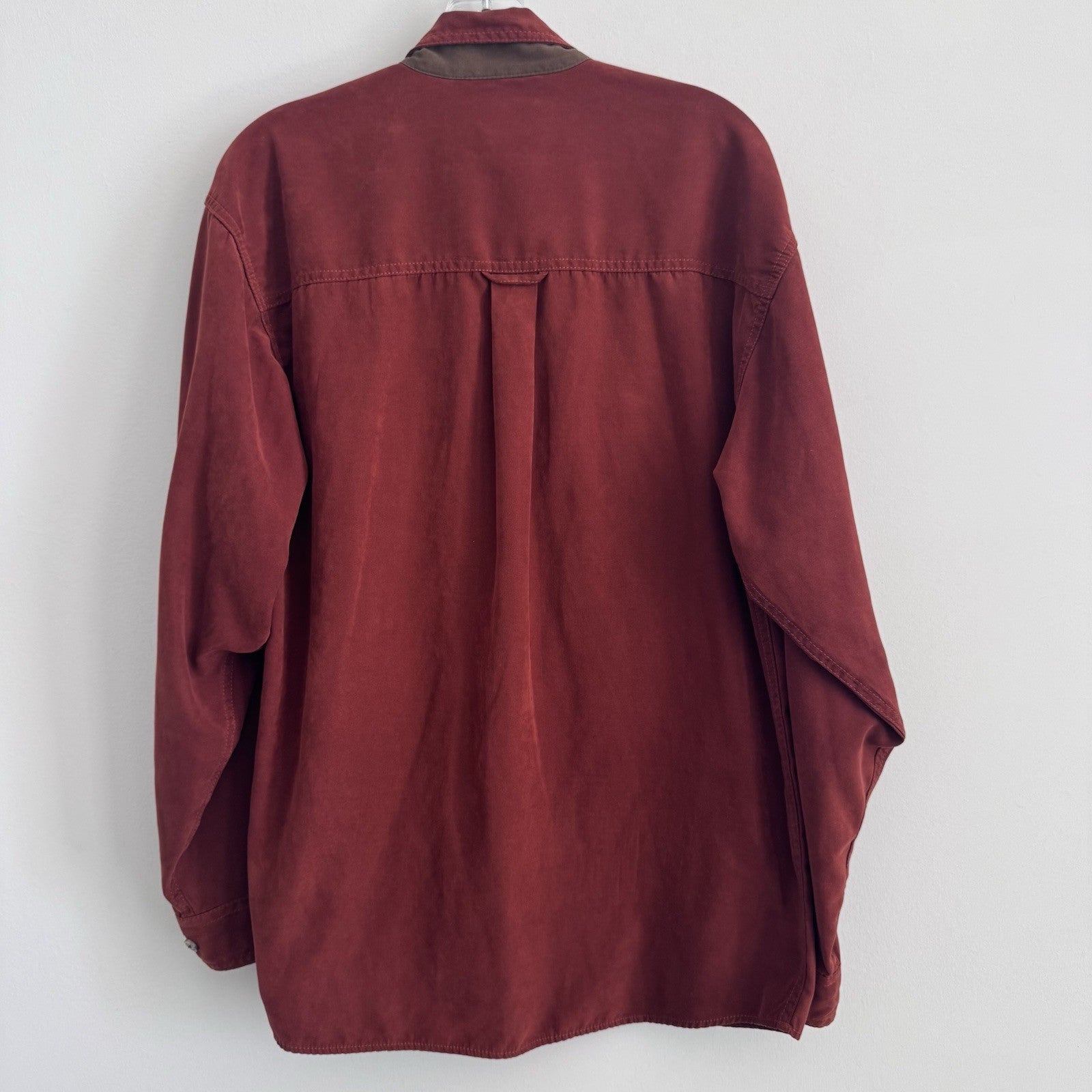 North River Outfitters Shirt Mens M Red Button Down Flannel 100% Cotton