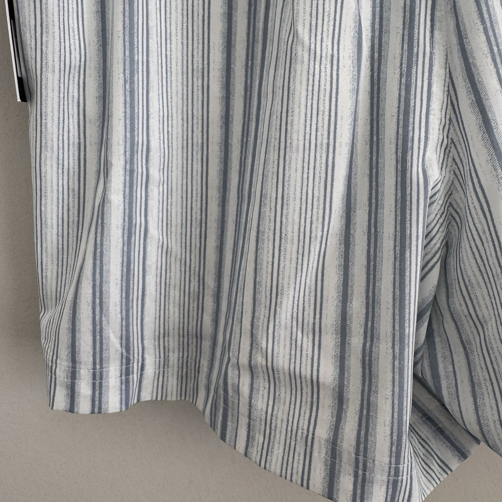 NWT VRST Men's 5” Resort Short, Muted Denim Calm Stripe, Size Small