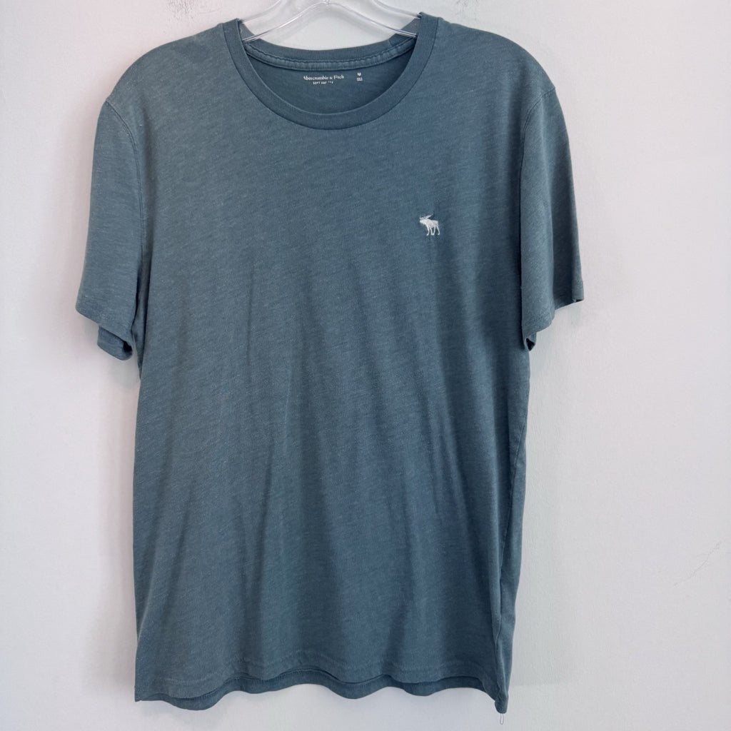 Abercrombie & Fitch Soft A&F Tee Blue Crew Neck T Shirt Men’s Medium